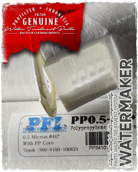 Spun PP Core Meltblown Cartridge Filter Indonesia