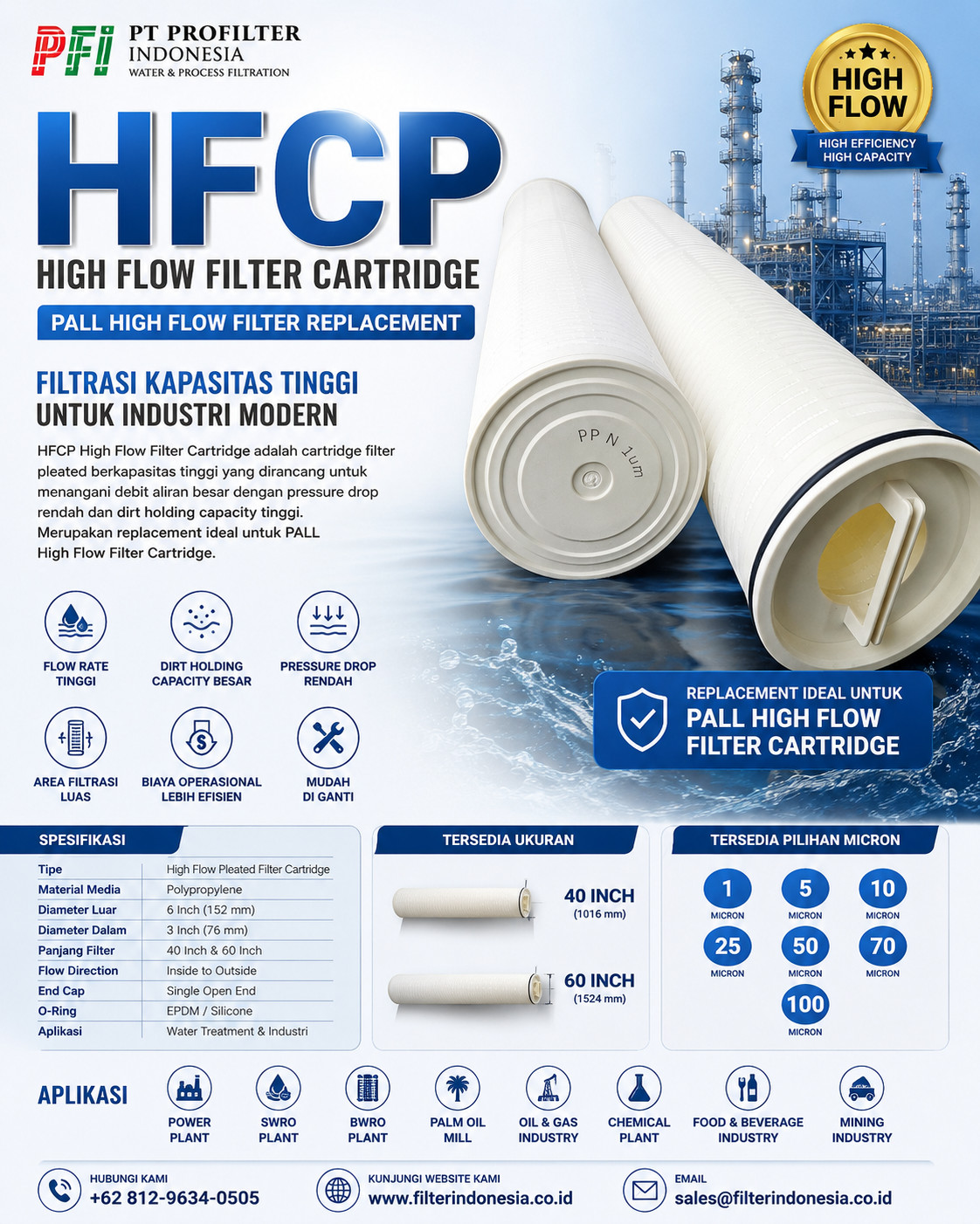HFCP High Flow Filter Cartridge