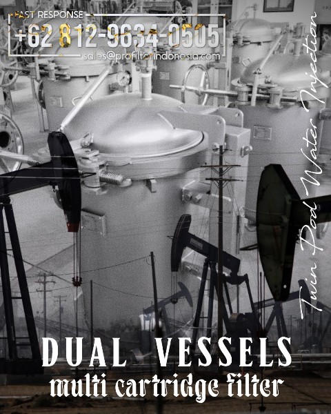 Twin Pod Filtration Dual Vessel Multi Cartridge Filter