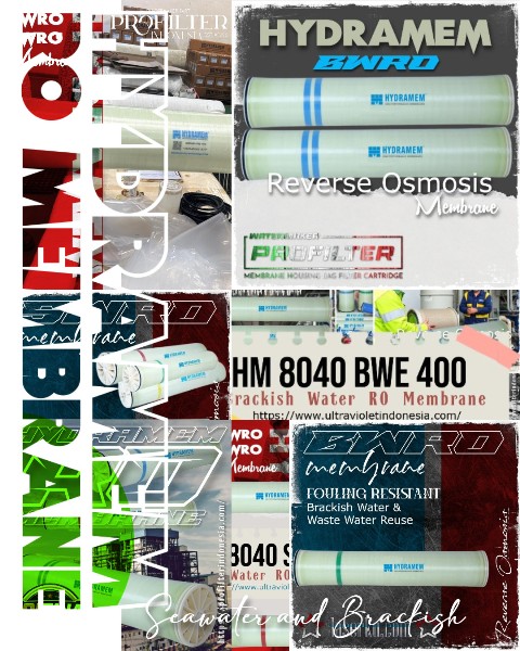 Hydramem HM 8040 BWE 400 RO Membrane untuk Industrial BWRO